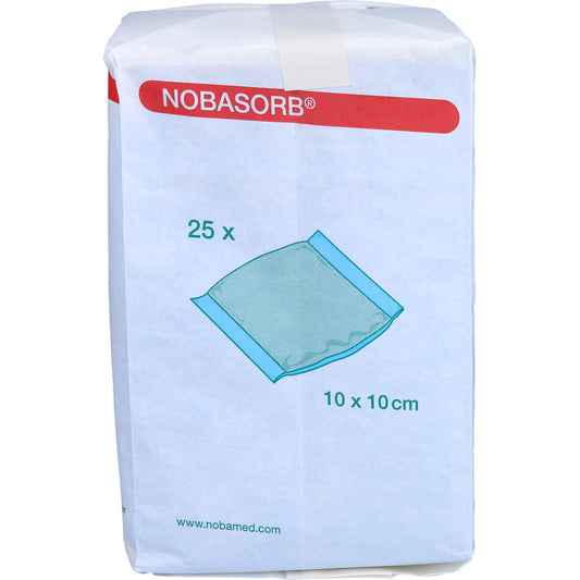 NOBASORB Saugkompressen 10x10 cm 25 St