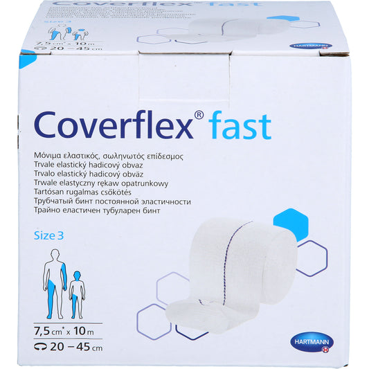 COVERFLEX fast Schlauchverb.Gr.3 7,5 cmx10 m weiß 1 St