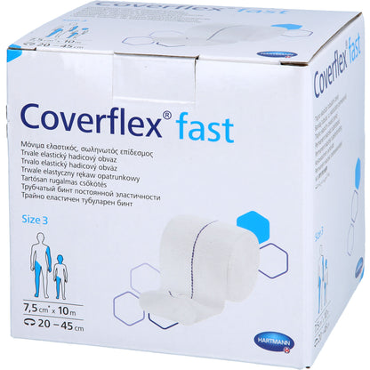 COVERFLEX fast Schlauchverb.Gr.3 7,5 cmx10 m weiß 1 St