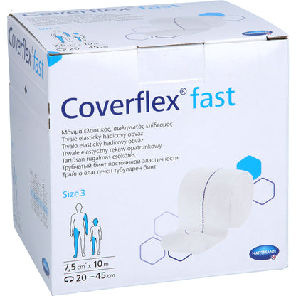 COVERFLEX fast Schlauchverb.Gr.3 7,5 cmx10 m weiß 1 St