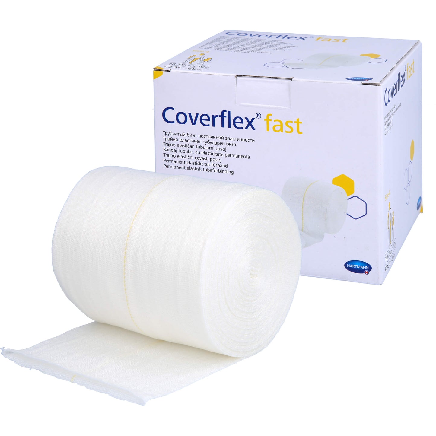COVERFLEX fast Schlauchverb.Gr.4 10,75cmx10 m weiß 1 St