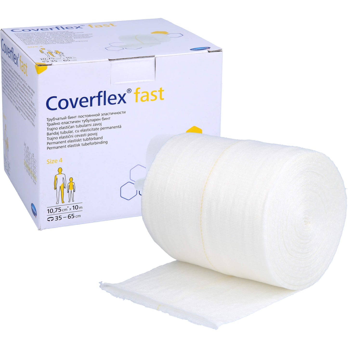 COVERFLEX fast Schlauchverb.Gr.4 10,75cmx10 m weiß 1 St