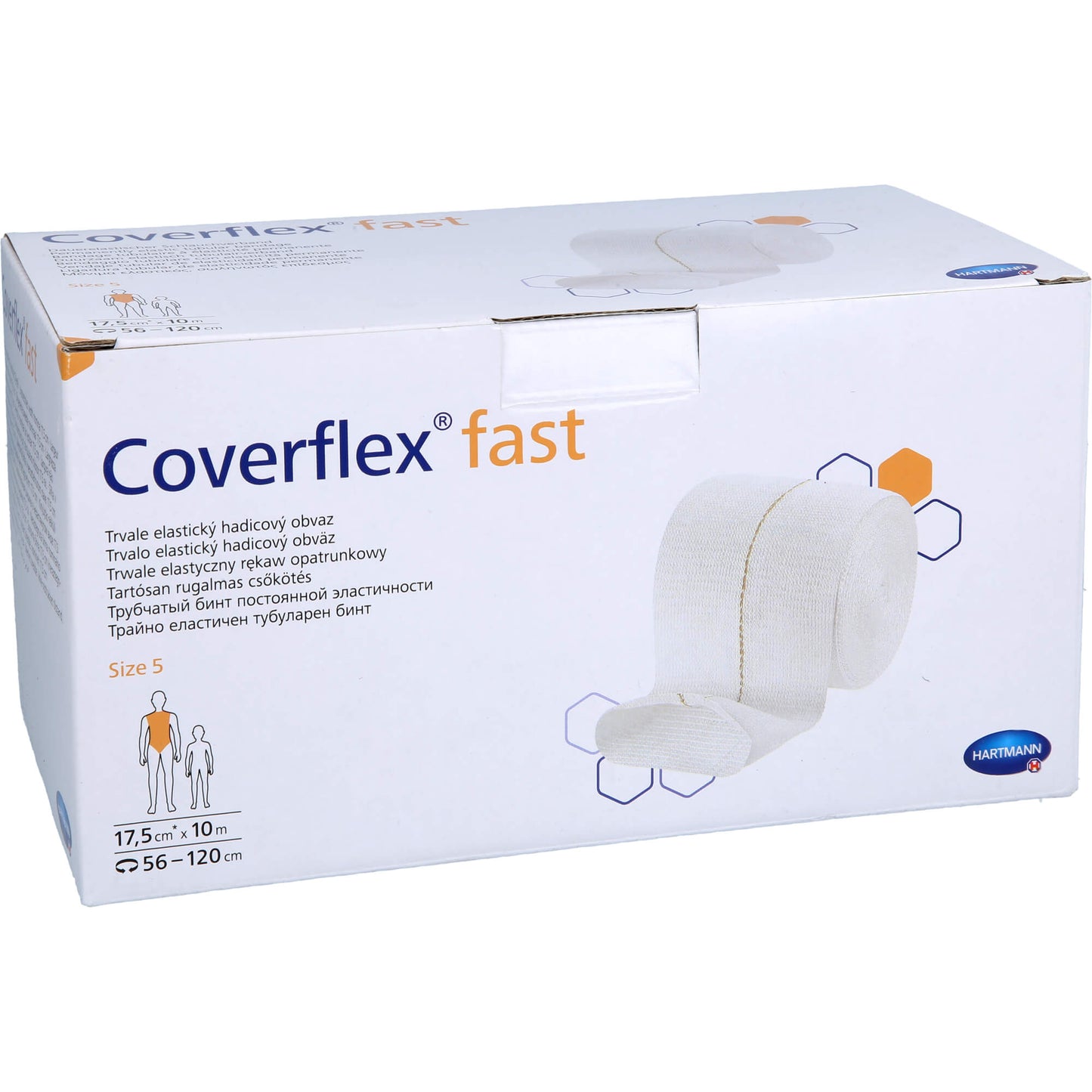 COVERFLEX fast Schlauchverb.Gr.5 17,5 cmx10 m weiß 1 St