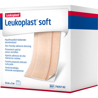 LEUKOPLAST soft Pflaster 8 cmx5 m Rolle 1 St