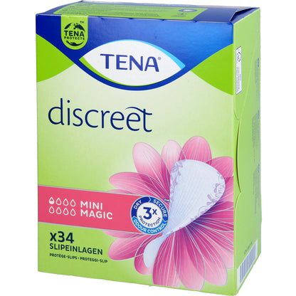 TENA DISCREET Inkontinenz Slipeinl.mini magic 34 St