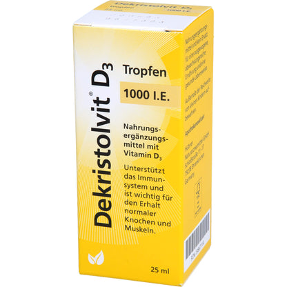 DEKRISTOLVIT D3 1000 I.E. Tropfen 25 ml