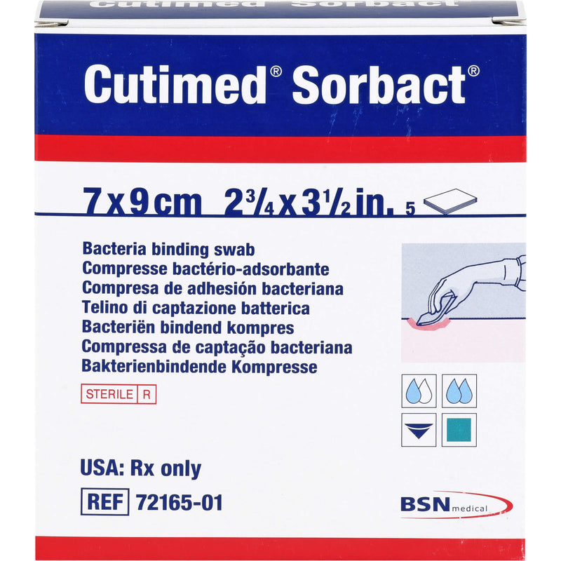 CUTIMED SORB KOMPR 7X9CM 5 St