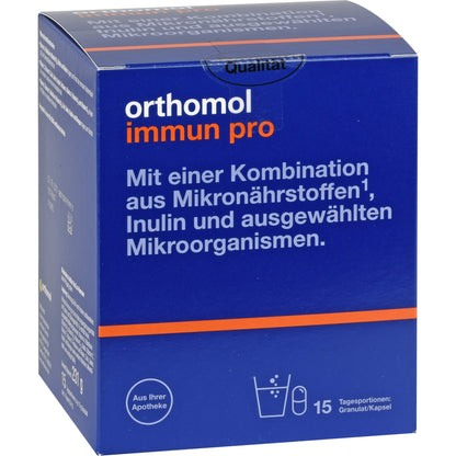 ORTHOMOL Immun pro Granulat/Kapseln Kombipack. 15 St
