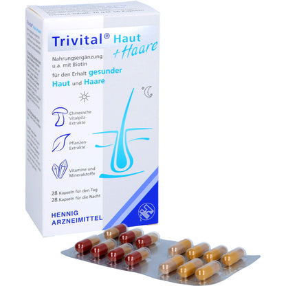 TRIVITAL Haut+Haare Kapseln 56 St