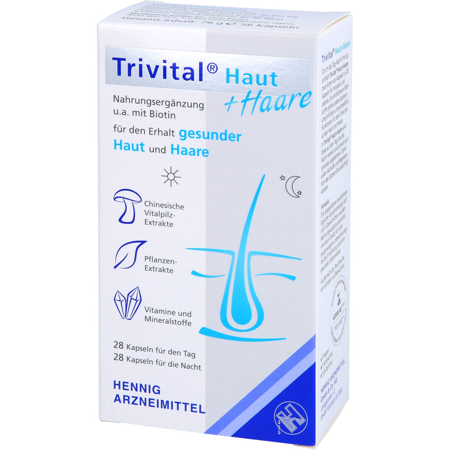 TRIVITAL Haut+Haare Kapseln 56 St
