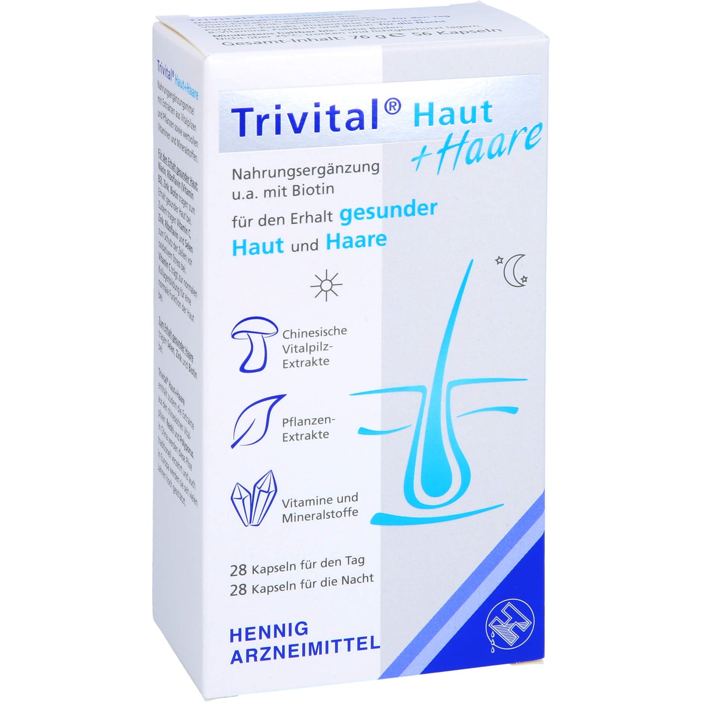 TRIVITAL Haut+Haare Kapseln 56 St