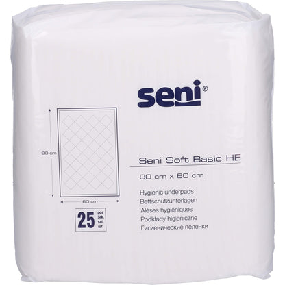 SENI Soft Basic HE Bettschutzunterlage 60x90 cm 25 St