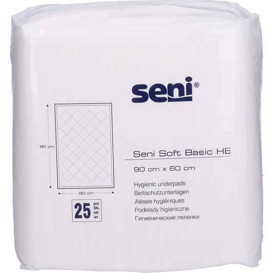 SENI Soft Basic HE Bettschutzunterlage 60x90 cm 25 St
