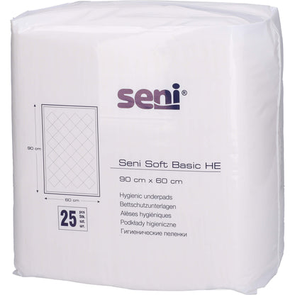 SENI Soft Basic HE Bettschutzunterlage 60x90 cm 25 St