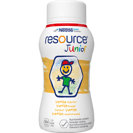 RESOURCE Junior Vanille-Geschmack flüssig 4X200 ml