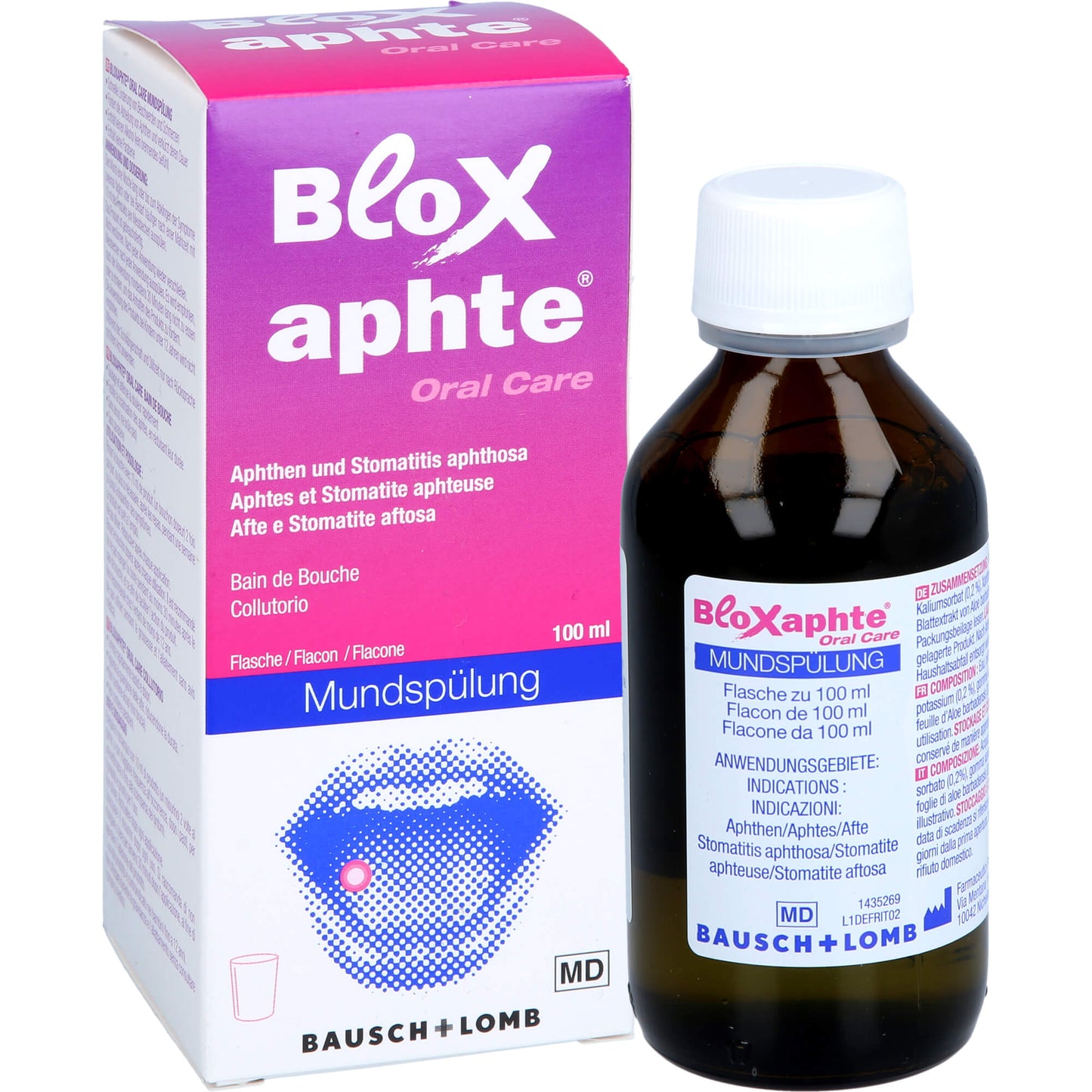 BLOXAPHTE Oral Care Mundspülung 100 ml