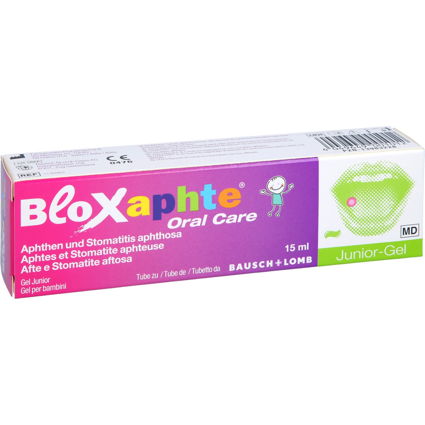 BLOXAPHTE Oral Care Junior-Gel 15 ml