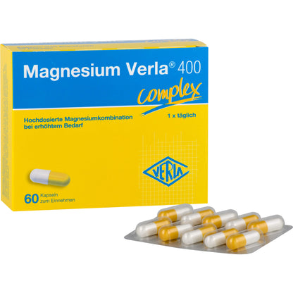 MAGNESIUM VERLA 400 Kapseln 60 St