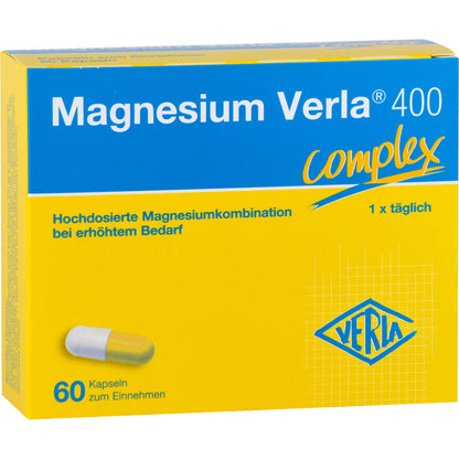 MAGNESIUM VERLA 400 Kapseln 60 St