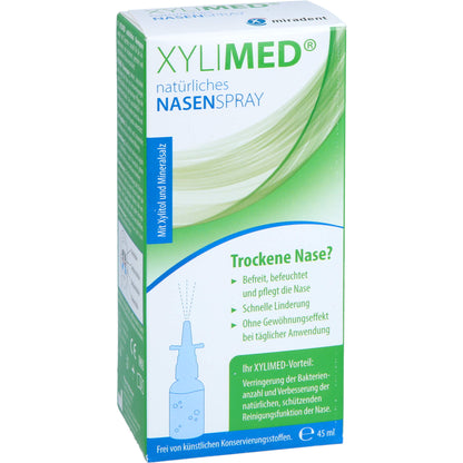 MIRADENT Xylimed natürliches Nasenspray 45 ml