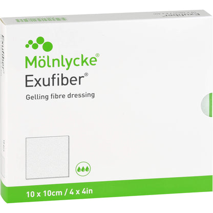 EXUFIBER 10x10 cm Gel-Faserverband 10 St