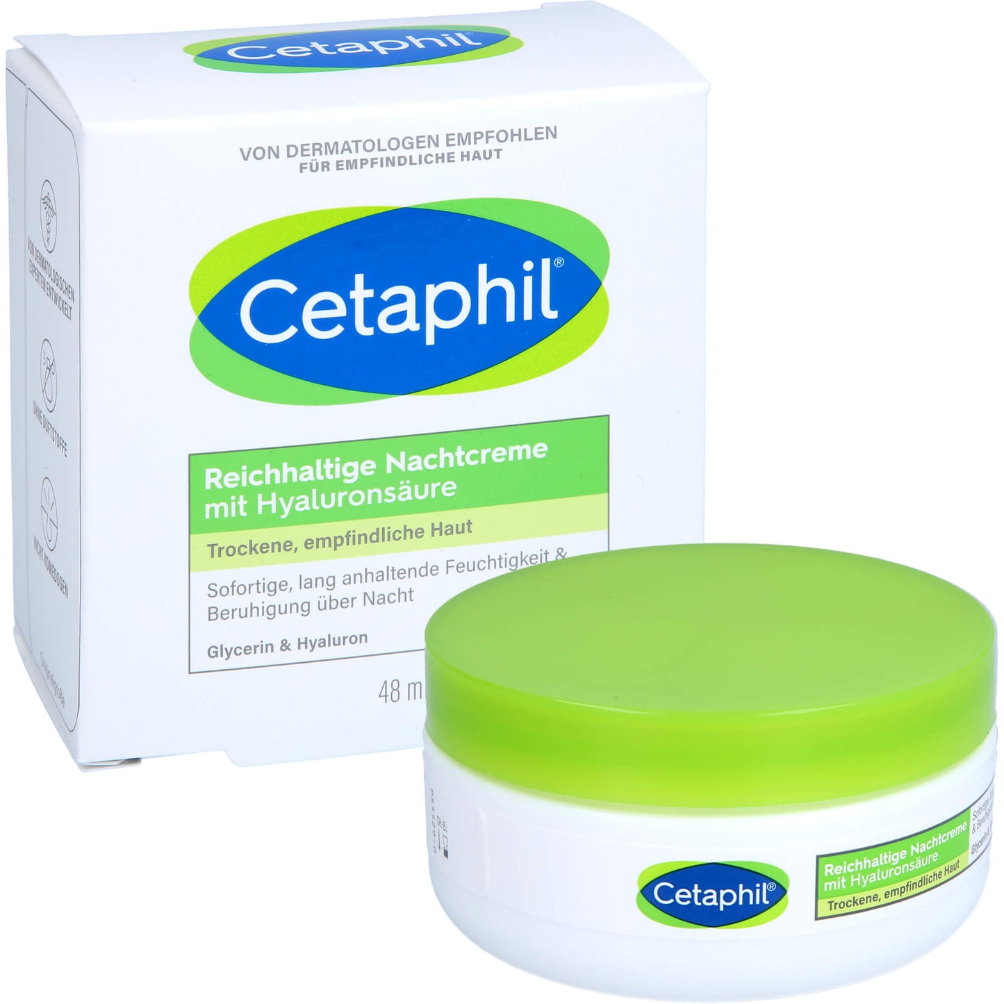 CETAPHIL reichhaltige Nachtcreme mit Hyaluronsäure 48 g