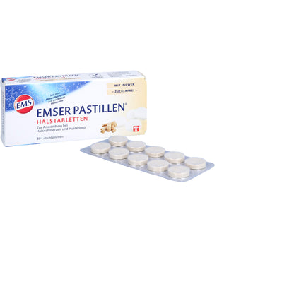 EMSER Pastillen Halstabletten m.Ingwer zuckerfrei 30 St