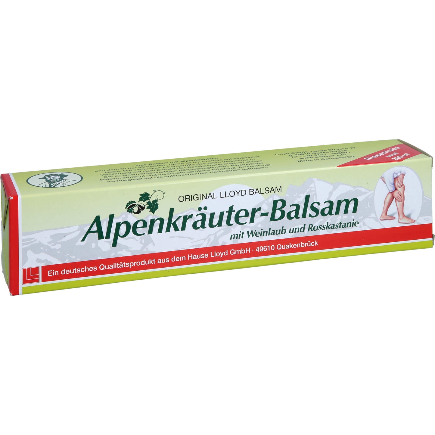 ALPENKRÄUTER Balsam m.Weinlaub+Rosskastanie LLOYD 200 ml
