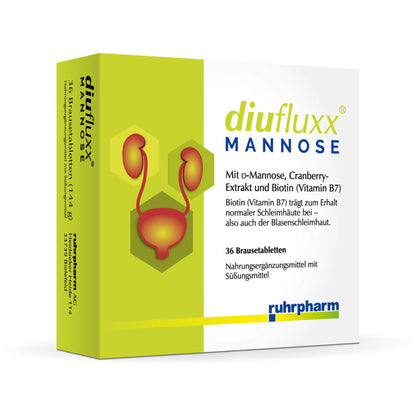 DIUFLUXX Mannose Brausetabletten 36 St