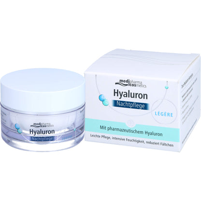 HYALURON NACHTPFLEGE legere Creme im Tiegel 50 ml
