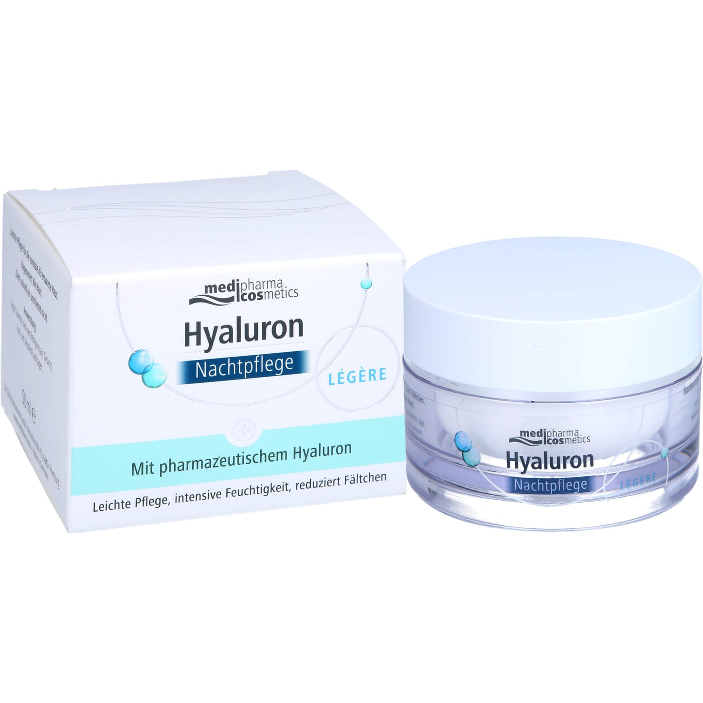 HYALURON NACHTPFLEGE legere Creme im Tiegel 50 ml