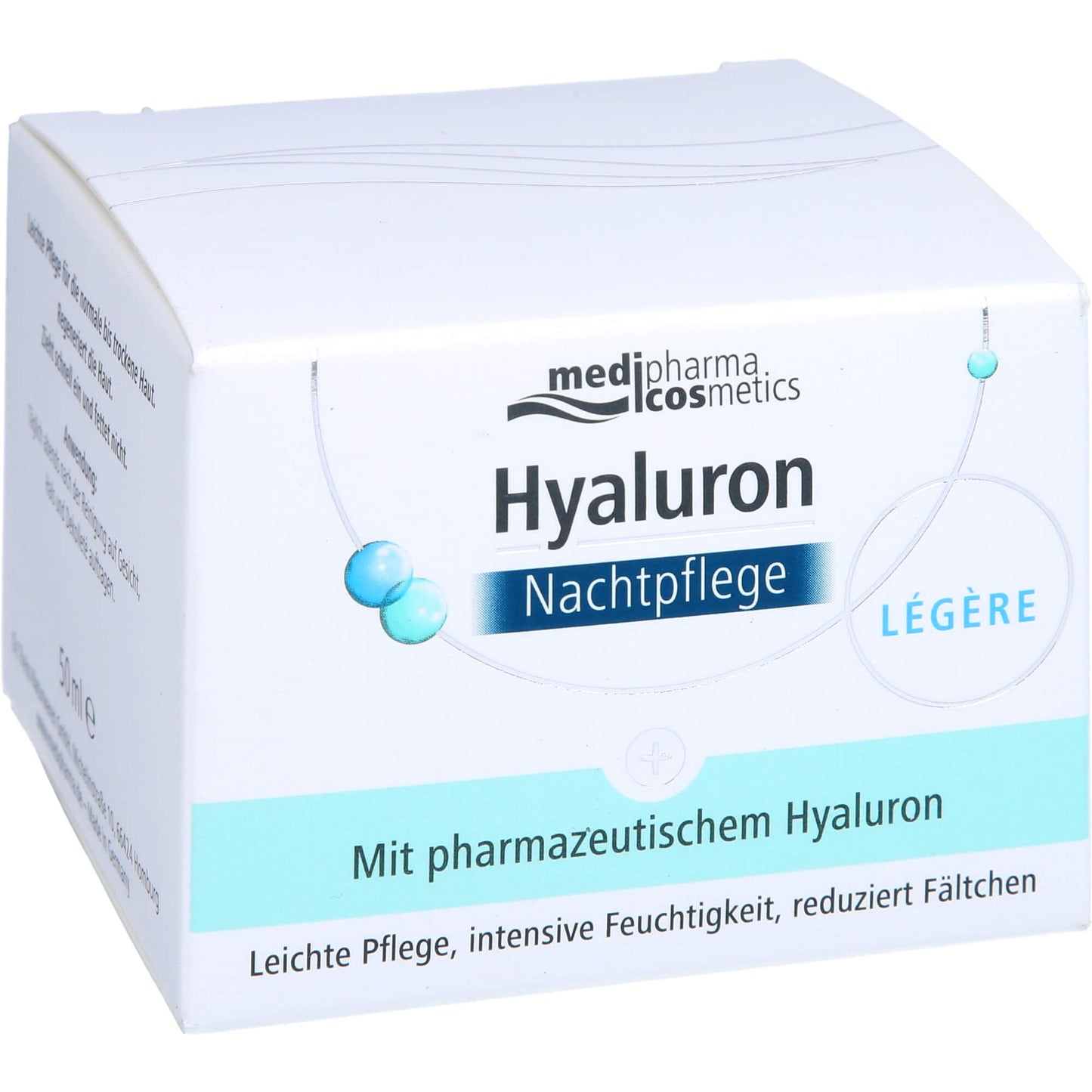 HYALURON NACHTPFLEGE legere Creme im Tiegel 50 ml