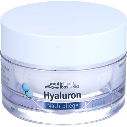 HYALURON NACHTPFLEGE legere Creme im Tiegel 50 ml