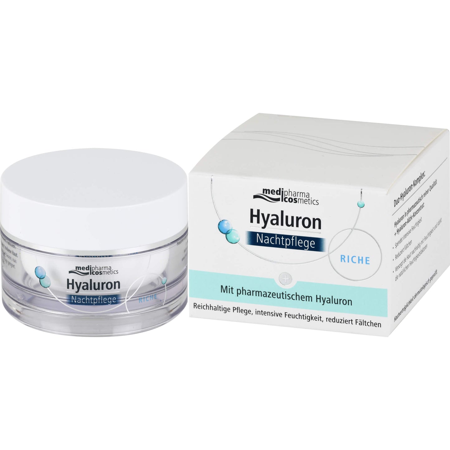 HYALURON NACHTPFLEGE riche Creme im Tiegel 50 ml
