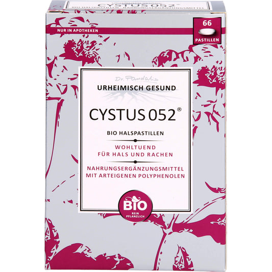 CYSTUS 052 Bio Halspastillen 66 St