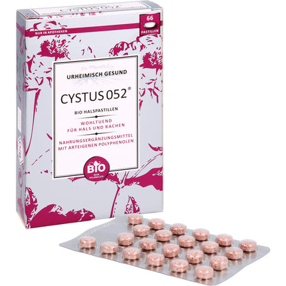 CYSTUS 052 Bio Halspastillen 66 St