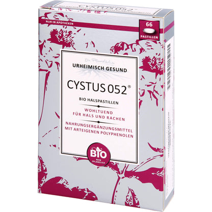 CYSTUS 052 Bio Halspastillen 66 St