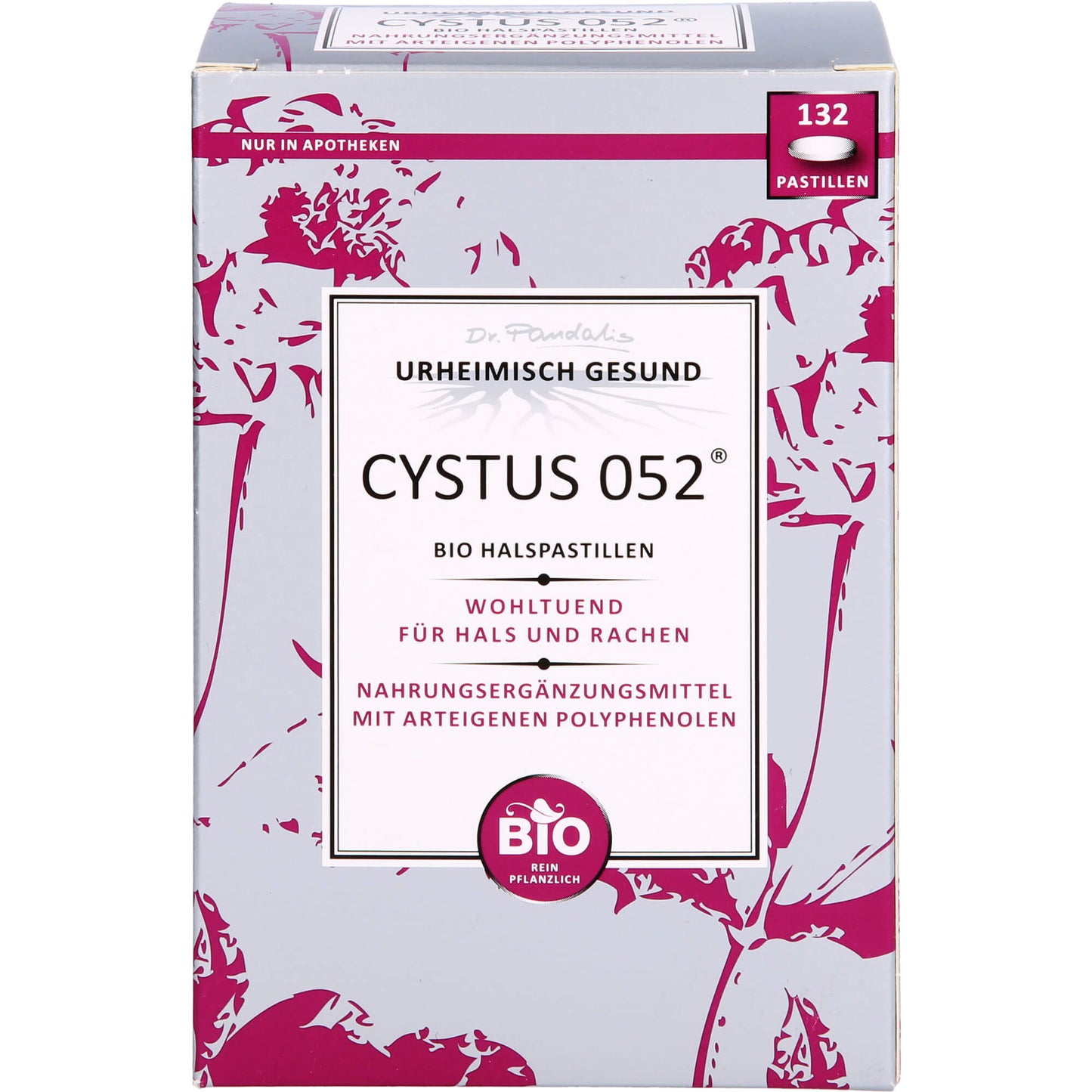 CYSTUS 052 Bio Halspastillen 132 St
