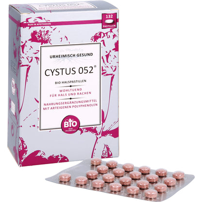 CYSTUS 052 Bio Halspastillen 132 St