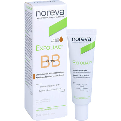 NOREVA Exfoliac getönte BB-Creme dunkel 30 ml