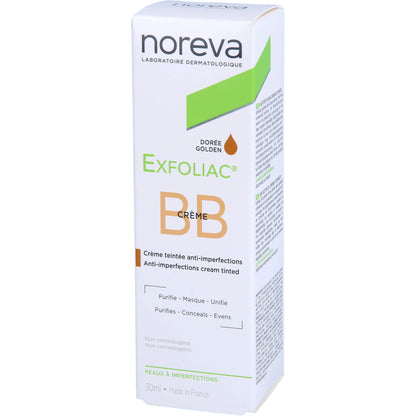 NOREVA Exfoliac getönte BB-Creme dunkel 30 ml