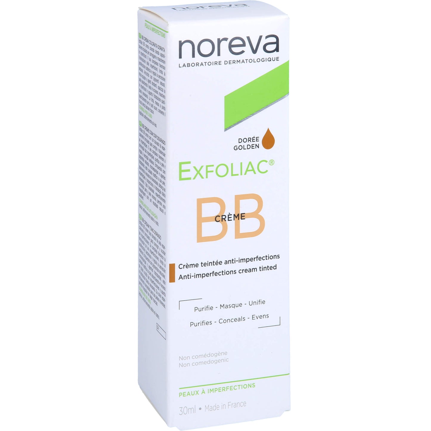 NOREVA Exfoliac getönte BB-Creme dunkel 30 ml