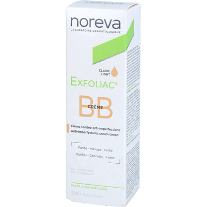 NOREVA Exfoliac getönte BB-Creme hell 30 ml