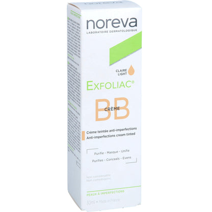 NOREVA Exfoliac getönte BB-Creme hell 30 ml