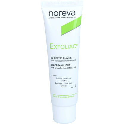 NOREVA Exfoliac getönte BB-Creme hell 30 ml