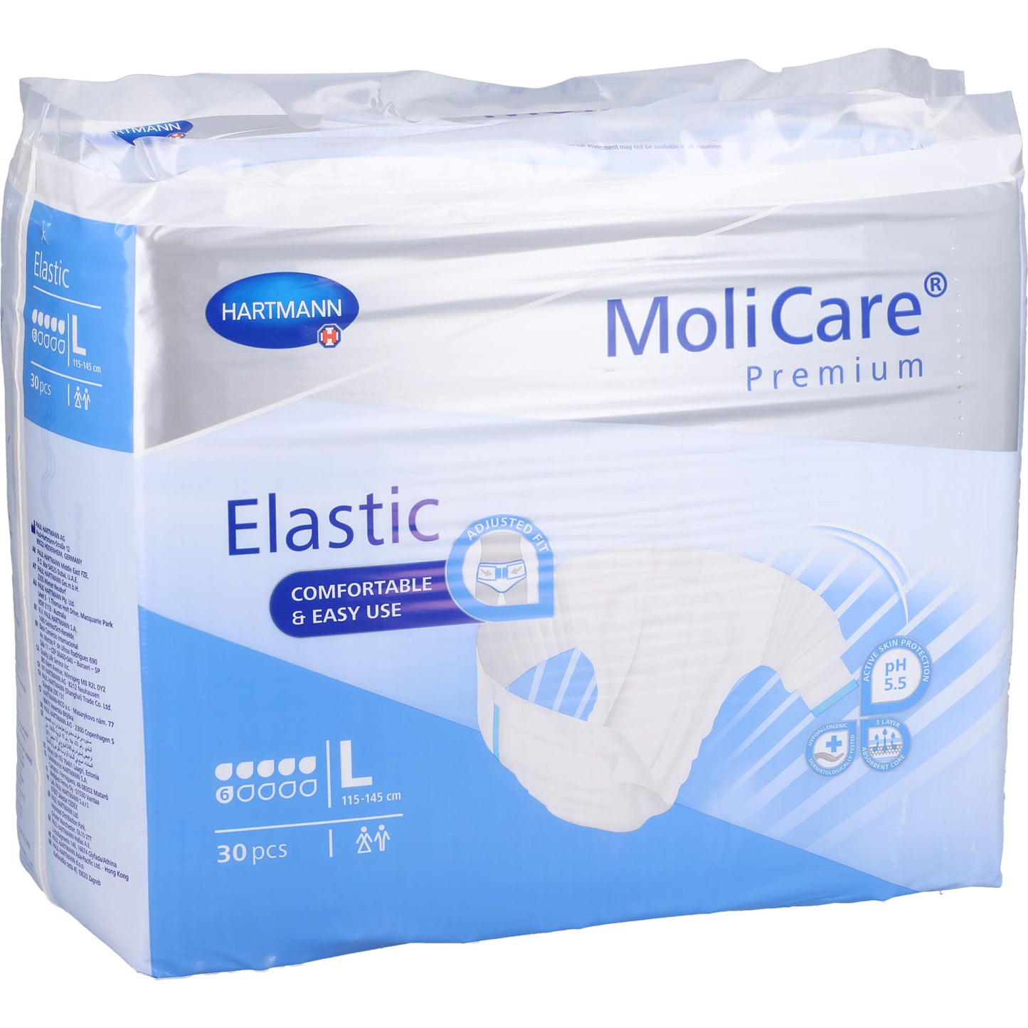MOLICARE Premium Elastic Slip 6 Tropfen Gr.L 30 St