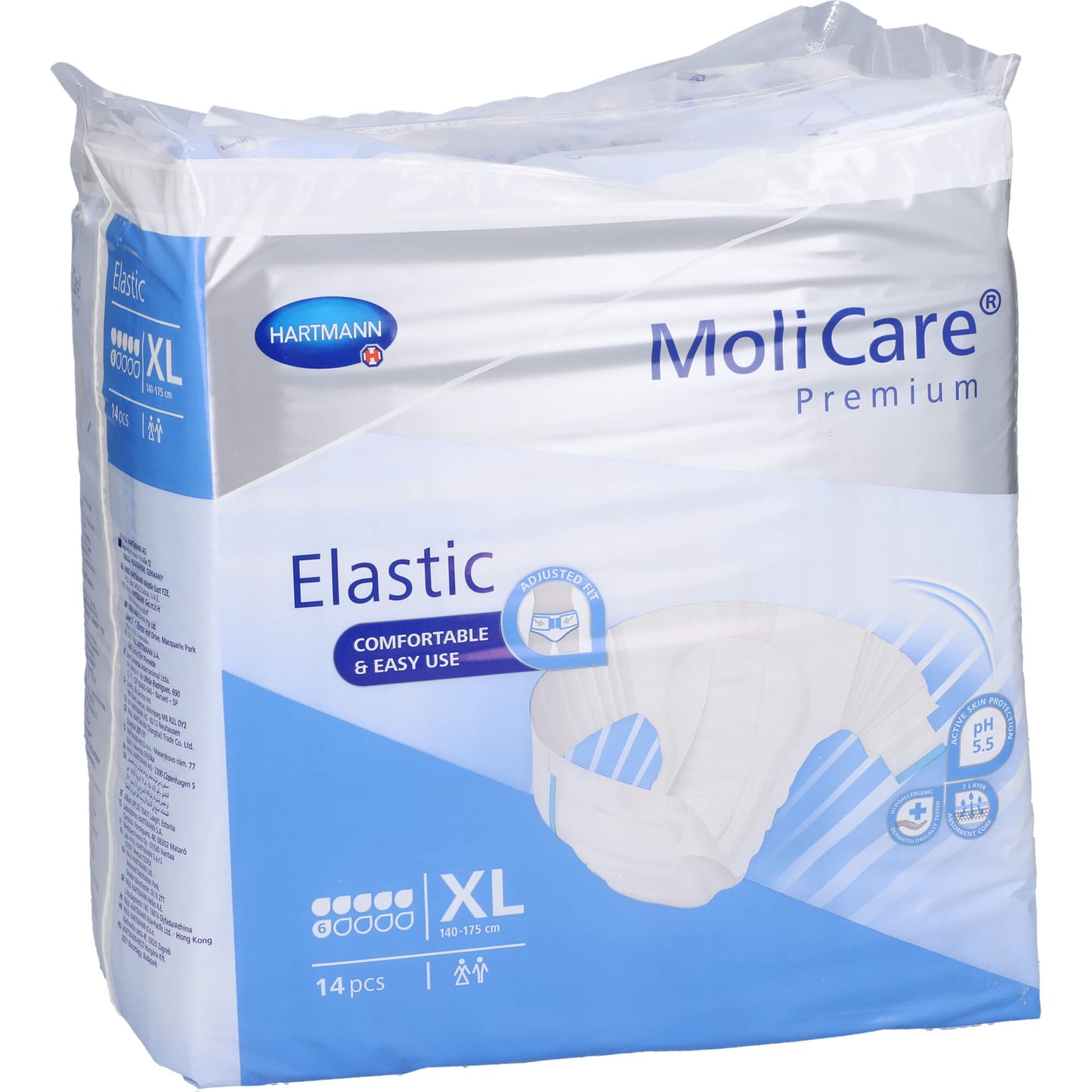 MOLICARE Premium Elastic Slip 6 Tropfen Gr.XL 14 St