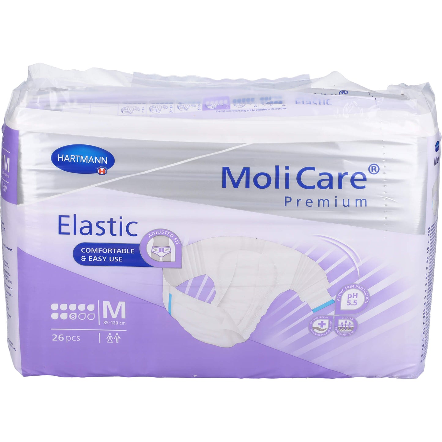 MOLICARE Premium Elastic Slip 8 Tropfen Gr.M 26 St