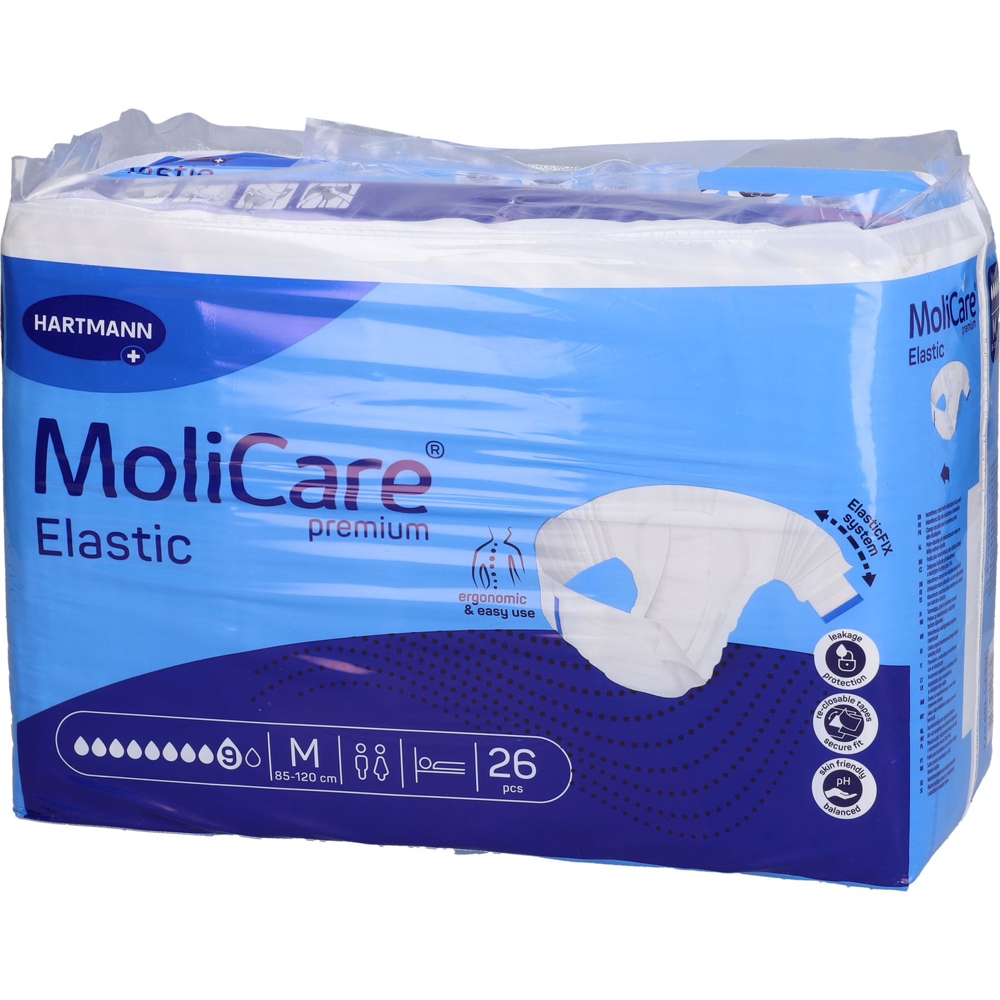 MOLICARE Premium Elastic Slip 9 Tropfen Gr.M 26 St