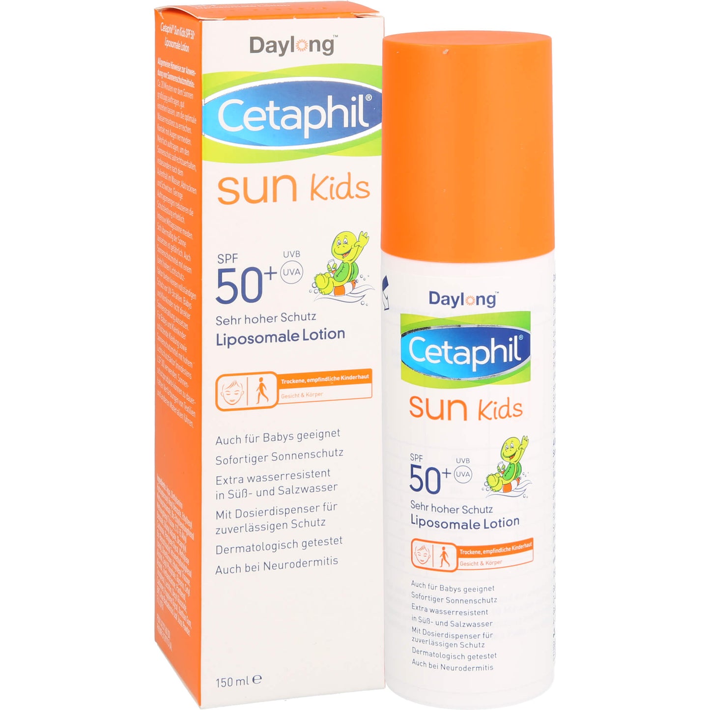 CETAPHIL Sun Daylong Kids SPF 50+ liposomale Lot. 150 ml